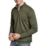 XC4 Performance Reversible Quarter-Zip // Olive + Navy (S)