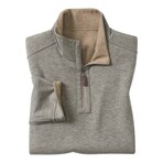 Icon Reversible Quarter-Zip // Oatmeal + Light Gray (S)