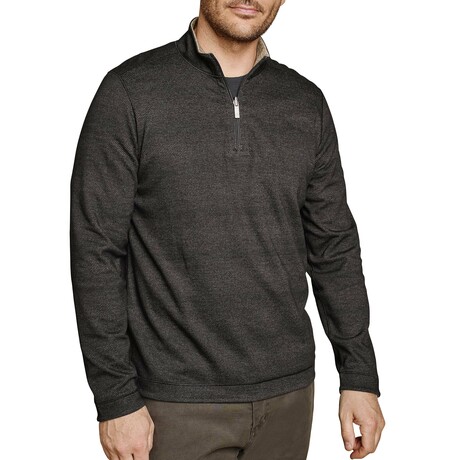 XC4 Performance Reversible Quarter-Zip // Black + Gold (S)