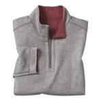 XC4 Performance Reversible Quarter-Zip // Burgundy + Charcoal (S)