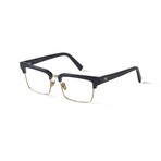 Men's // Paris Optical Glasses // Dark Blue Cobalt + Gold