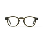 Men's // Enzo Optical Glasses // Clear Dark olive