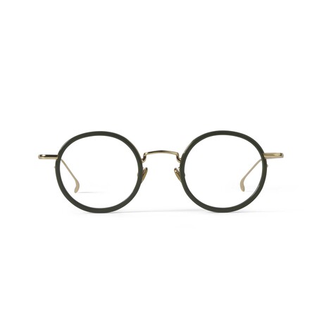 Men's // Nicolas Optical Glasses // Green + Gold