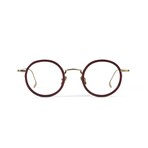 Men's // Nicolas Optical Glasses // Dark Red + Gold