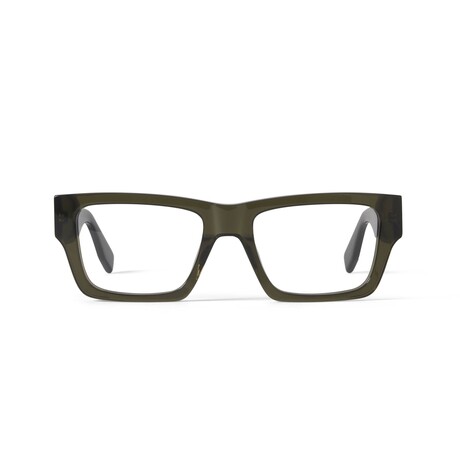 Men's // Aimé Optical Glasses // Clear Dark olive