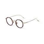 Men's // Nicolas Optical Glasses // Dark Red + Gold