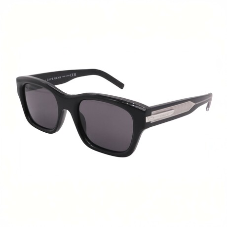 Givenchy // Men's // GV40083F 01A Square Sunglasses // Black + Grey Sun Lenses