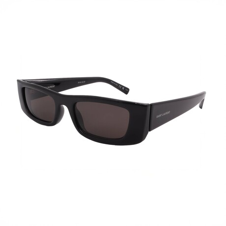 Saint Laurent // Men's // SL553 001 Square Sunglasses // Black + Grey Sun Lenses