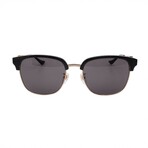 Gucci // Men's // GG1499SK 001 Square Sunglasses // Black Gold + Gray Lenses