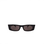 Saint Laurent // Men's // SL553 001 Square Sunglasses // Black + Grey Sun Lenses