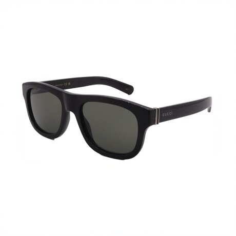 Gucci // Men's // GG1509S 001 Square Sunglasses // Black + Gray Lenses