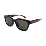 Gucci // Men's // GG1872SK 001 Square Sunglasses // Black Green Red + Gray Lenses