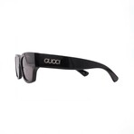 Gucci // Men's // GG1794S 001 Square Sunglasses // Black + Gray Lenses