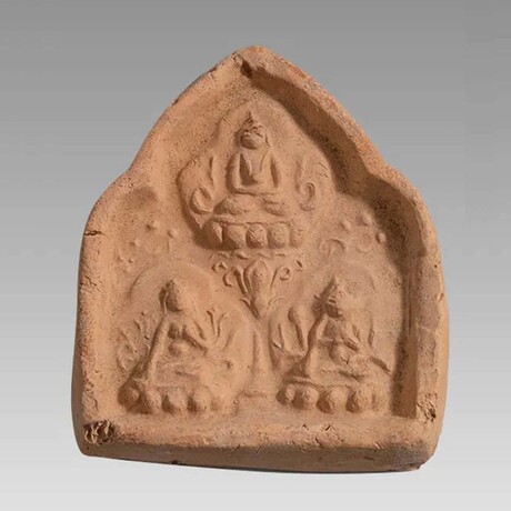 Liao Dynasty China Buddha Plaque // 907 - 1125 AD