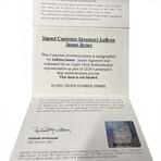 Lebron James // CLE Cavaliers // Signed Orange Hardwood Classic Jersey + Framed