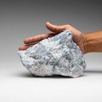 Blue Calcite Crystal Cluster from Mexico // 3.7 lbs