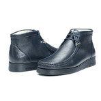 Rush // Leather Chukka Boot // Navy (US: 8.5)