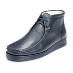 Rush // Leather Chukka Boot // Navy (US: 8.5)