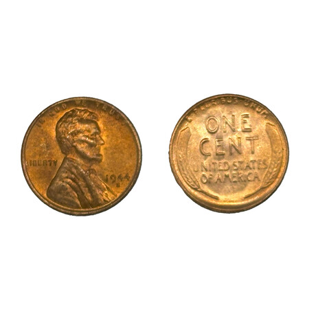 1944 S Lincoln Penny BU Roll