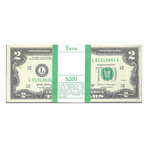 2017 A $ 2 Federal Reserve Pack with Devils # 666