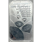 2021 Diamonds are Forever 007 Silver Bar