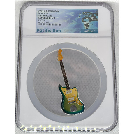 2024 Jazzmaster Fender Guitar NGC MS 70 REVERSE PROOF