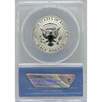 2018 S Kennedy Half Dollar 50TH ANNAVERSARY REVERSE PROOF MS 70 DEEP CAMEO # 420