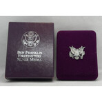 1992 Benjamin Franklin Firefighters Silver Medal