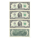 2017 A $ 2 Federal Reserve Pack with Devils # 666