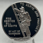 1992 Benjamin Franklin Firefighters Silver Medal