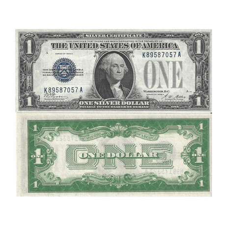 1928 A $ 1 Silver Certificate