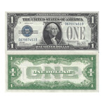1928 B $ 1 Silver Certificate