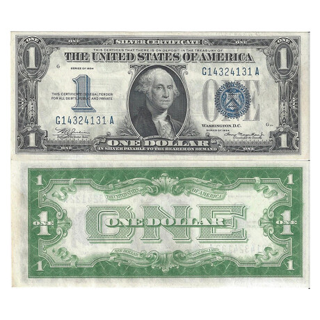 1934 $ 1 Silver Certificate