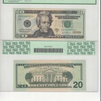 2004 A STAR $ 20 Federal Reserve PCGS 64 PPQ