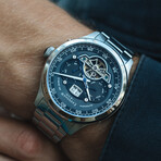 Thomas Earnshaw Baron Grand Date Calendar Open Heart Automatic // ES-8187-11