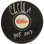 Chris Chelios // Red Wings // Signed Hockey Puck