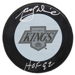 Marcel Dionne // Los Angeles Kings // Signed 1980's Style Hockey Puck