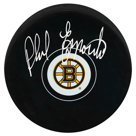 Phil Esposito // Boston Bruins // Signed Hockey Puck