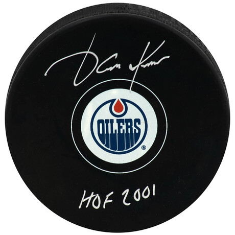 Jari Kurri // Edmonton Oilers // Signed Hockey Puck