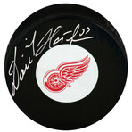 Dominik Hasek // Detroit Red Wings // Signed Medium Hockey Puck