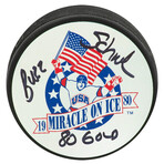 Buzz Schneider // 1980 Miracle On Ice // Signed Hockey Puck
