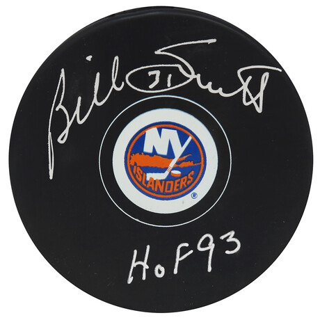 Billy Smith // NY Islanders // Signed Hockey Puck