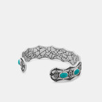 Mirage Bangle // Silver // 7"