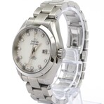 Omega Ladies Seamaster Aqua Terra Co-Axial Diamond Automatic // O23110342055001 // Pre-Owned