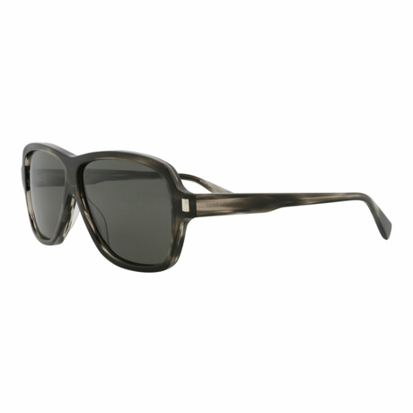 Saint Laurent // Unisex // Novelty Sunglasses // Gray + Gray