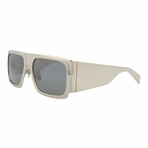 Saint Laurent // Unisex // Novelty Sunglasses // Silver + Gray