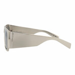 Saint Laurent // Unisex // Novelty Sunglasses // Silver + Gray