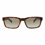 Saint Laurent // Unisex // Novelty Sunglasses // Havana + Brown Gradient