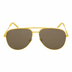 Saint Laurent // Unisex // Core Sunglasses // Yellow + Brown
