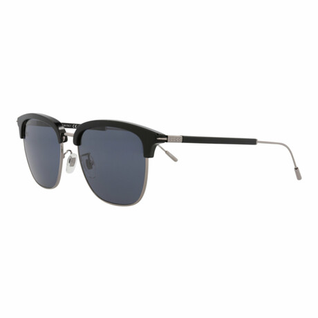 Gucci // Unisex // Novelty Sunglasses // Black Ruthenium + Blue